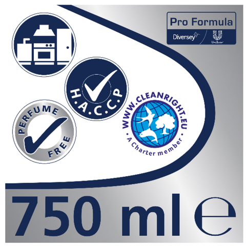 Detergent profesional otel inox, solutie fara dare, CIF Pro Formula 750 ml [2]