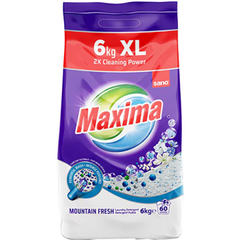 Spalare si intretinere rufe - Detergent rufe automat 6kg mountain fresh sano maxima