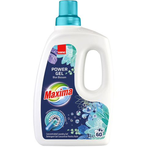 Detergenti si Curatenie - Detergent rufe lichid blue blossom 3l sano maxima