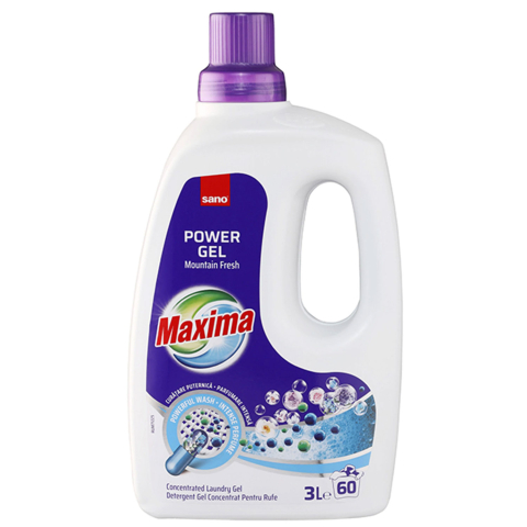 Spalare si intretinere rufe - Detergent rufe lichid mountain fresh 3l sano maxima