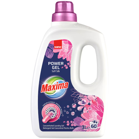 Detergent rufe - Detergent rufe lichid soft silk 3l sano maxima