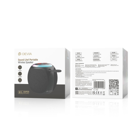 Devia Boxa portabila Sound Lite1 Bluetooth Negru [2]