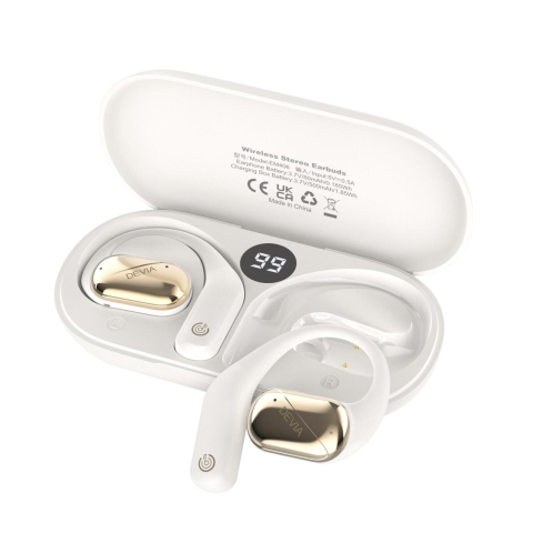 Laptop, Tablete & Telefoane - Devia Casti Bluetooth OWS Lite1 Open-Ear Wireless Bej