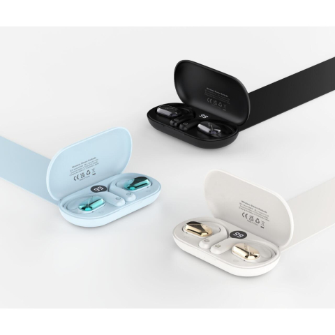 Laptop, Tablete & Telefoane - Devia Casti Bluetooth Wireless Open-Ear OWS Lite1 Albastru