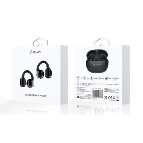 Devia Casti Bluetooth Wireless OWS Pro2 Clip-on Negru [6]
