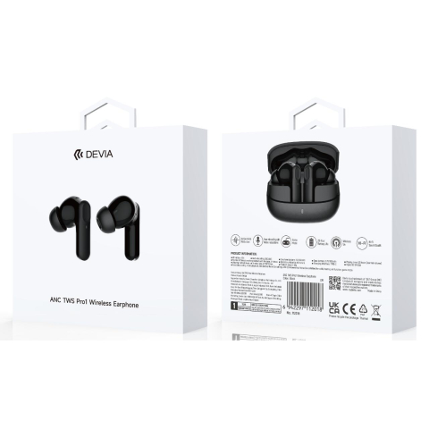 Devia Casti True Wireless ANC TWS Pro1 Bluetooth 5.4 Negru [3]
