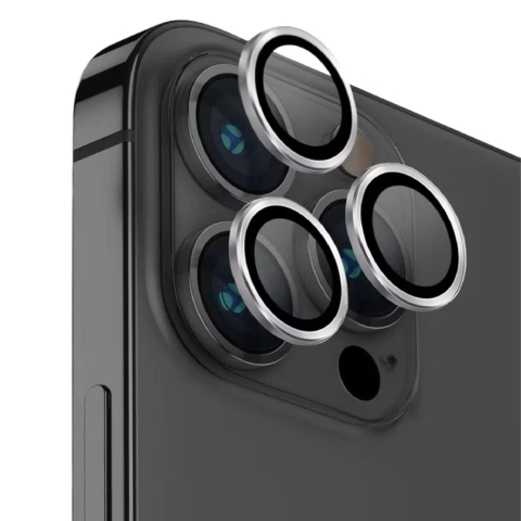 Devia Folie Sticla Camera Peak Series iPhone 16 Pro / 16 Pro Max pachet de 3 buc Argintiu [4]