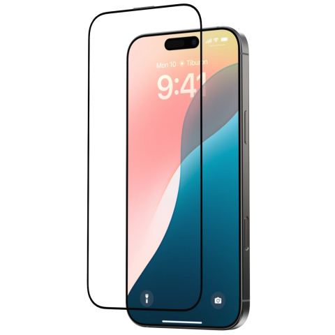 Devia Folie Sticla Star Series Full Screen Entire View iPhone 16 Pro Negru [6]
