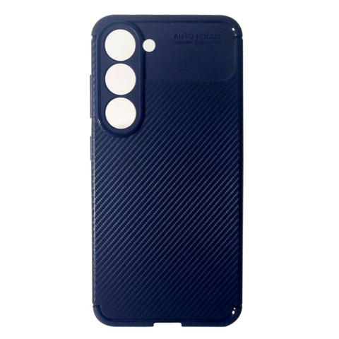 Laptop, Tablete & Telefoane - Devia Husa Carbon Fiber Texture Shockproof Samsung Galaxy S23 Plus Albastru
