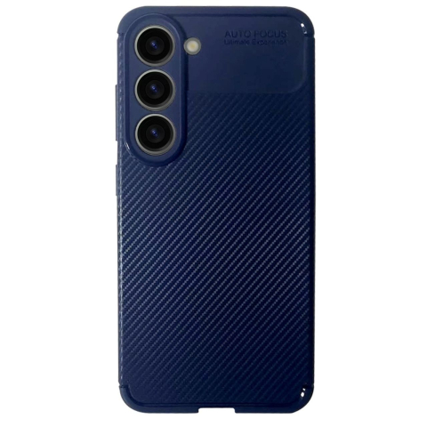 Devia Husa Carbon Fiber Texture Shockproof Samsung Galaxy S23 Plus Albastru [1]