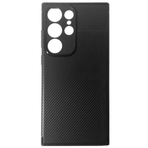 Laptop, Tablete & Telefoane - Devia Husa Carbon Fiber Texture Shockproof Samsung Galaxy S23 Ultra Negru