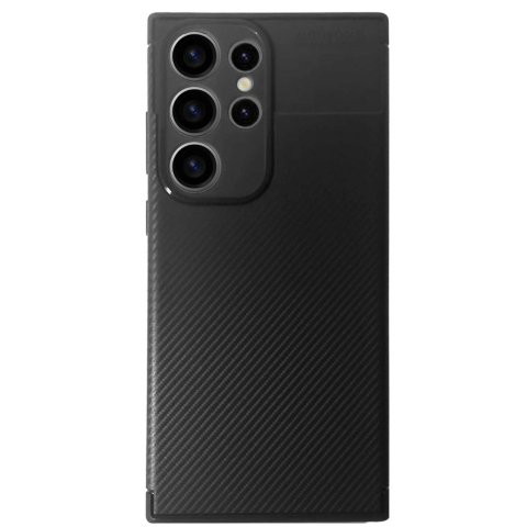 Devia Husa Carbon Fiber Texture Shockproof Samsung Galaxy S23 Ultra Negru [3]