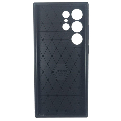 Devia Husa Carbon Fiber Texture Shockproof Samsung Galaxy S23 Ultra Negru [1]