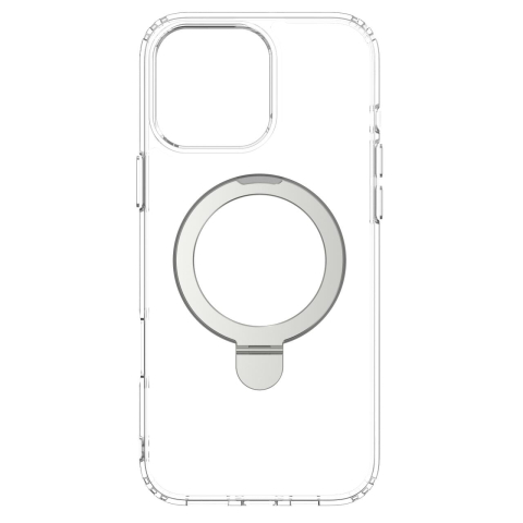 Devia Husa Clean Series Magnetic Shockproof iPhone 16 Pro Max cu suport Transparent [6]