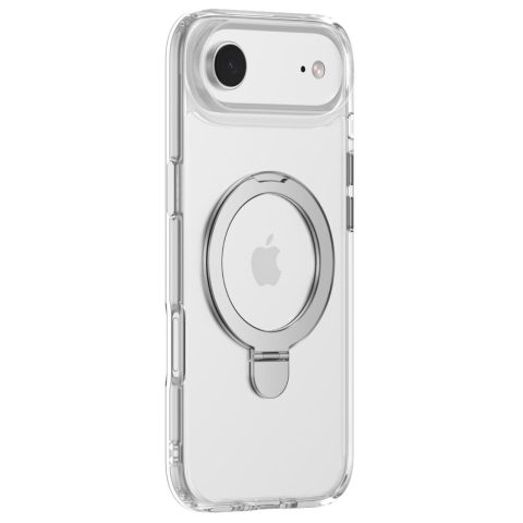 Laptop, Tablete & Telefoane - Devia Husa Clean Series Magnetic Shockproof iPhone Air Transparent, cu suport