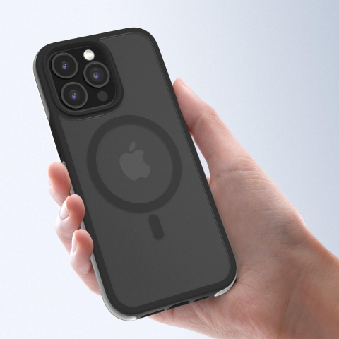 Laptop, Tablete & Telefoane - Devia Husa Defend Series Magnetic Shockproof iPhone 15 Pro Negru