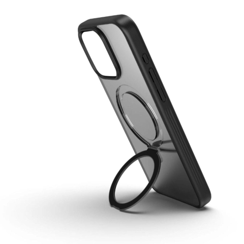 Laptop, Tablete & Telefoane - Devia Husa Delight Series Magnetic iPhone 15 Plus cu suport Negru