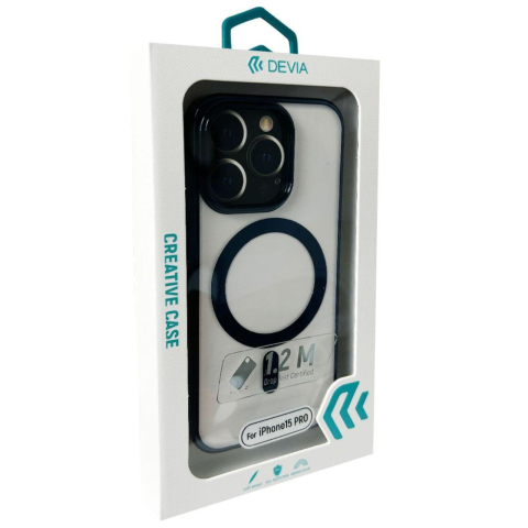 Devia Husa Glimmer Series Magnetic iPhone 15 Pro Albastru [1]