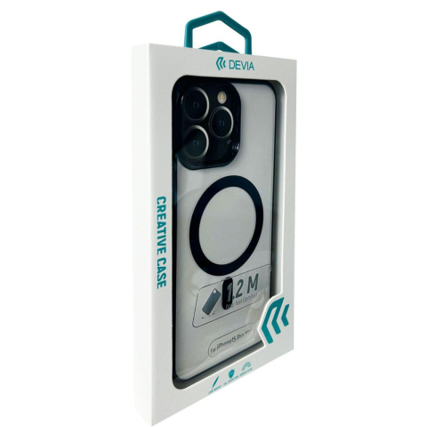 Devia Husa Glimmer Series Magnetic iPhone 15 Pro Max Albastru [1]