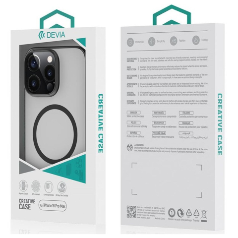 Devia Husa Glimmer Series Magnetic iPhone 16 Pro Max Negru [3]