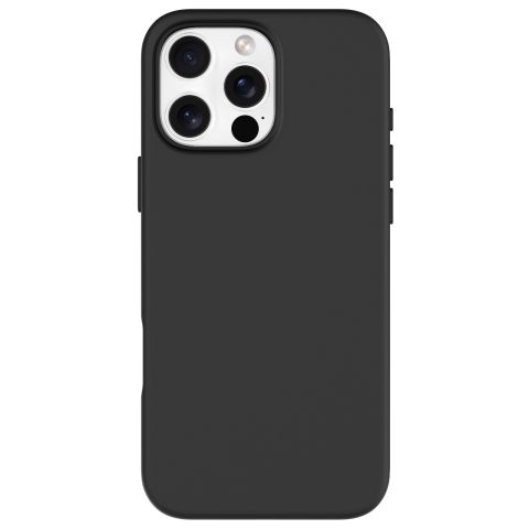 Devia Husa Nature Series Silicone Magnetic iPhone 16 Pro Black [4]