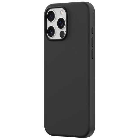 Laptop, Tablete & Telefoane - Devia Husa Nature Series Silicone Magnetic iPhone 16 Pro Black