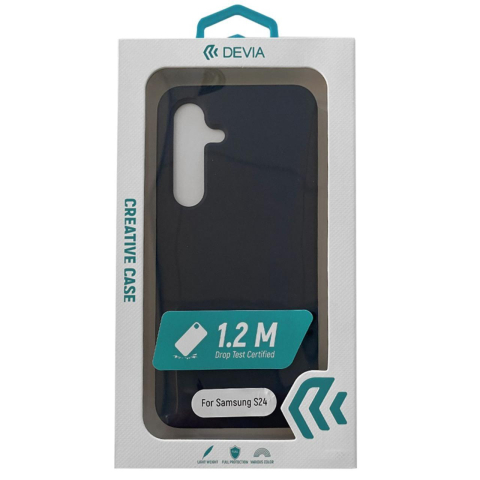 Devia Husa Nature Series Silicone Magnetic Samsung Galaxy S24 Negru [1]