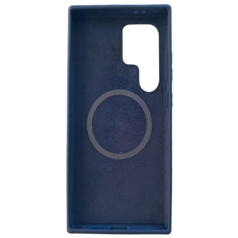 Laptop, Tablete & Telefoane - Devia Husa Nature Series Silicone Magnetic Samsung Galaxy S24 Ultra Albastru