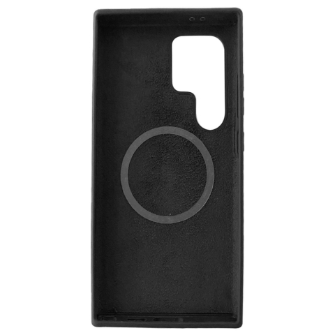 Laptop, Tablete & Telefoane - Devia Husa Nature Series Silicone Magnetic Samsung Galaxy S24 Ultra Negru