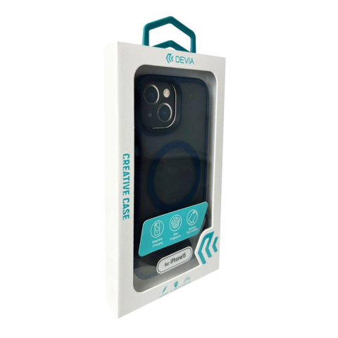 Laptop, Tablete & Telefoane - Devia Husa Pino Series Magnetic Shockproof iPhone 15 Albastru