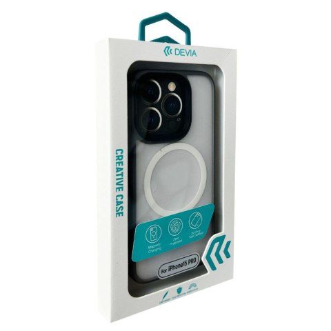 Laptop, Tablete & Telefoane - Devia Husa Pino Series Magnetic Shockproof iPhone 15 Pro Gri