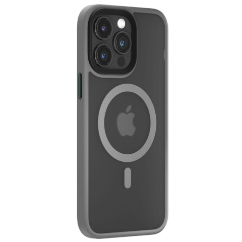Devia Husa Pino Series Magnetic Shockproof iPhone 15 Pro Gri [1]