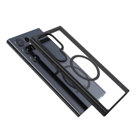 Devia Husa Pino Series Magnetic Shockproof Samsung Galaxy S24 Ultra Negru [1]