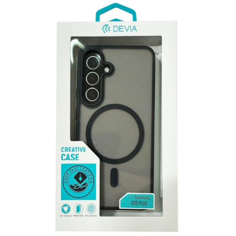 Devia Husa Pino Series Magnetic Shockproof Samsung Galaxy S25 Plus Negru [1]
