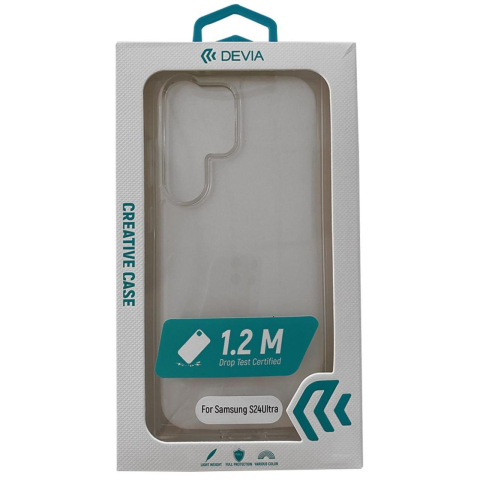 Devia Husa Shark Series Shockproof Samsung Galaxy S24 Ultra Transparent [1]