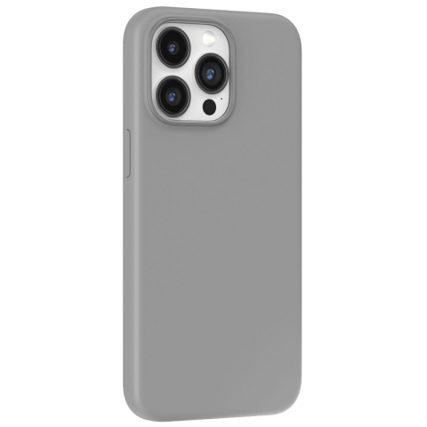 Laptop, Tablete & Telefoane - Devia Husa Silicon Nature Series iPhone 15 Pro Gri