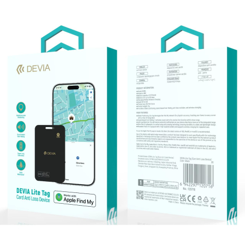 Devia Tracker AirTag Wireless Negru [6]