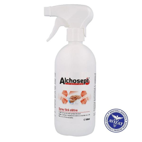 Detergenti si Curatenie - Dezinfectant maini 500ml alchosept klintensiv (85% alcool)