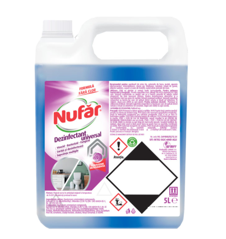 Detergenti si Curatenie - Dezinfectant suprafete universal 5l nufar farmec