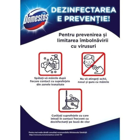Dezinfectant WC Domestos Pin anticalcar 750 ml [2]