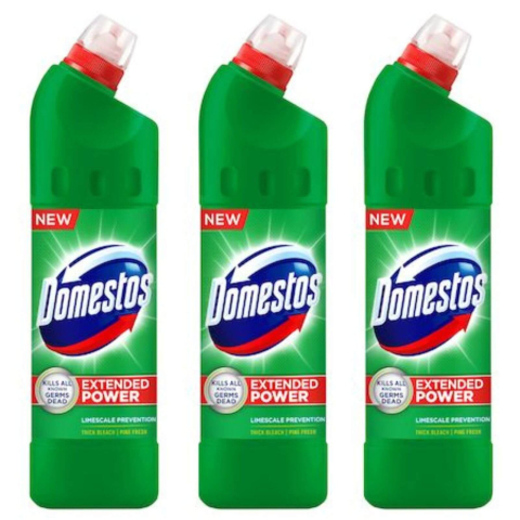 Solutii suprafete baie - Dezinfectant WC Domestos Pin anticalcar 750 ml