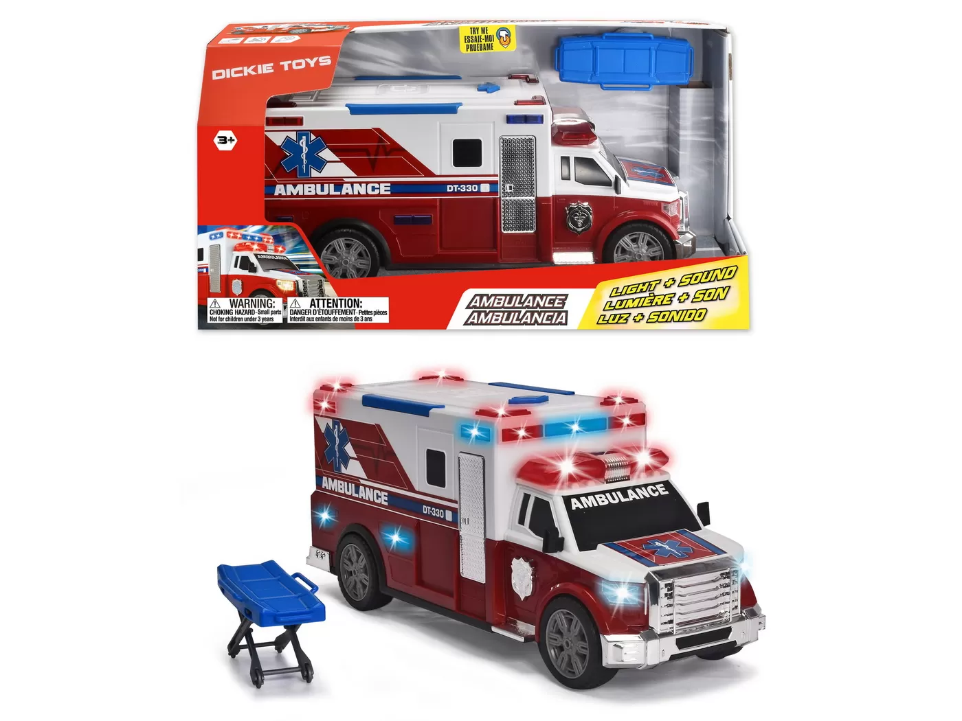 Jucării și Jocuri pentru copii - Dickie ambulanta 33cm