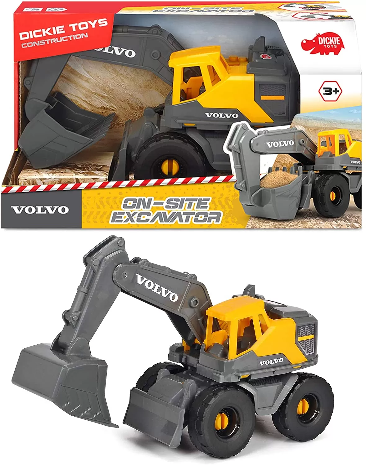 Jucării și Jocuri pentru copii - Dickie excavator volvo