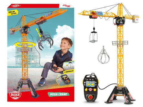 Dickie macara mega crane 120 cm cu telecomanda copii varsta 3 ani - +15 ani [5]