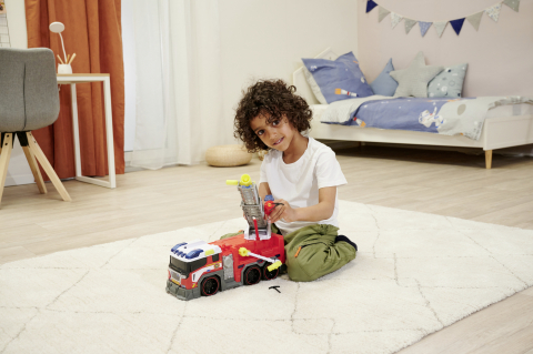 Dickie toys masina de pompieri cu lumini si sunete 37.5cm [3]