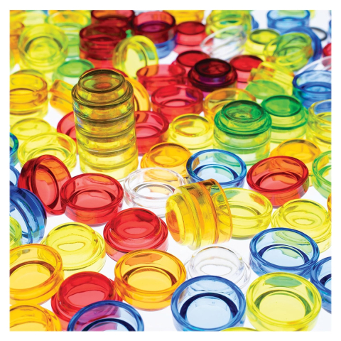 Discuri translucide stivuibile, 500 piese. Tickit, copii varsta 3-9 ani [2]