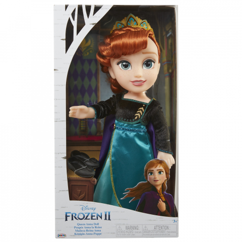 Jucării și Jocuri pentru copii - Disney Frozen 2 - Papusa Anna cu rochie Epilog varsta 3-5 ani ,5-7 ani ,7-9 ani, Fete