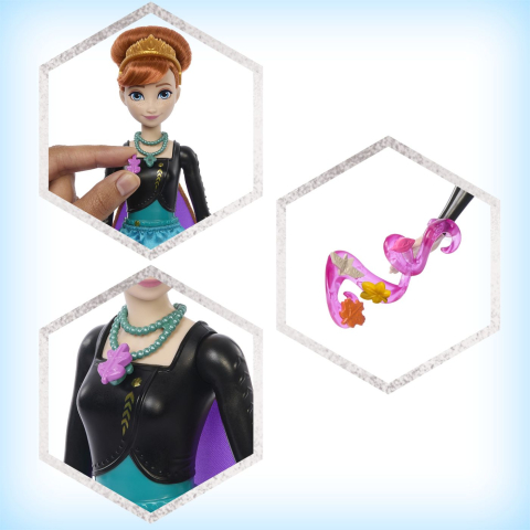 Disney frozen jewel reveal papusa anna [7]