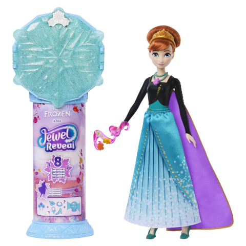 Jucării și Jocuri pentru copii - Disney frozen jewel reveal papusa anna