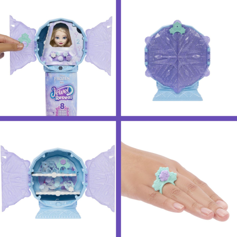 Disney frozen jewel reveal papusa elsa copii varsta 3 ani - 7 ani [1]